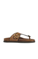 BROWN LEATHER/RAFFIA