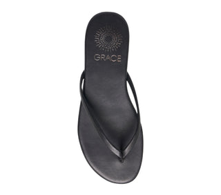 P Black Leather
